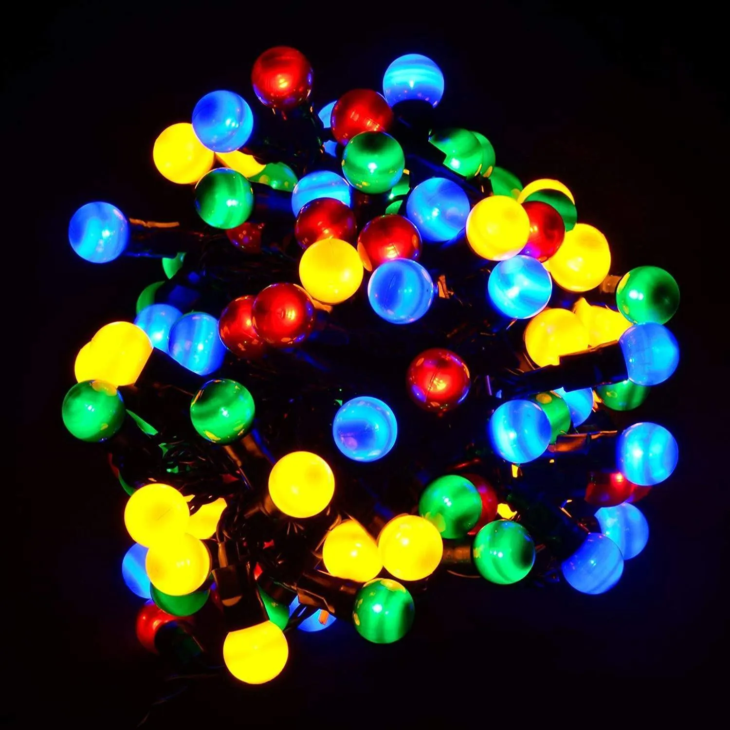 100 Berry Christmas LED Lights Multi Coloured