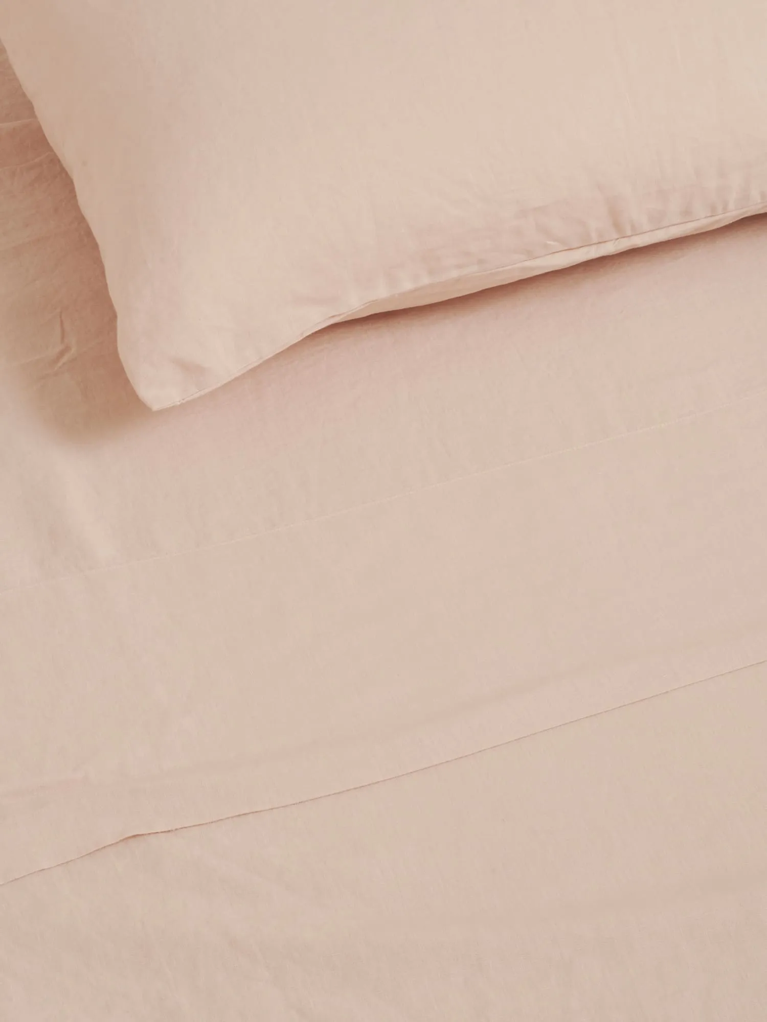 100% Linen Duvet Set in Blush