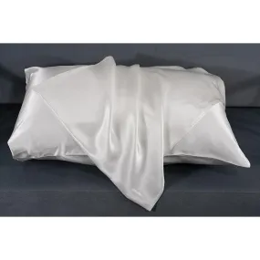 19 Momme silk pillowcase - Envelope - Queen - White - In Stock