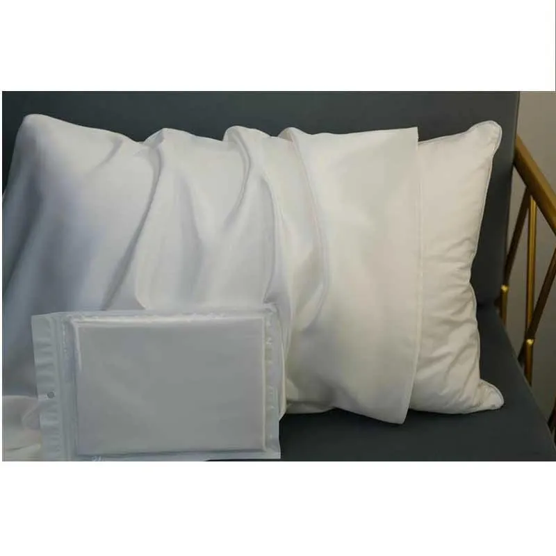 19 Momme silk pillowcase - Envelope - Queen - White - In Stock