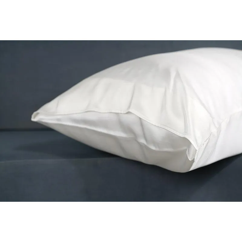 19 Momme silk pillowcase - Envelope - Queen - White - In Stock