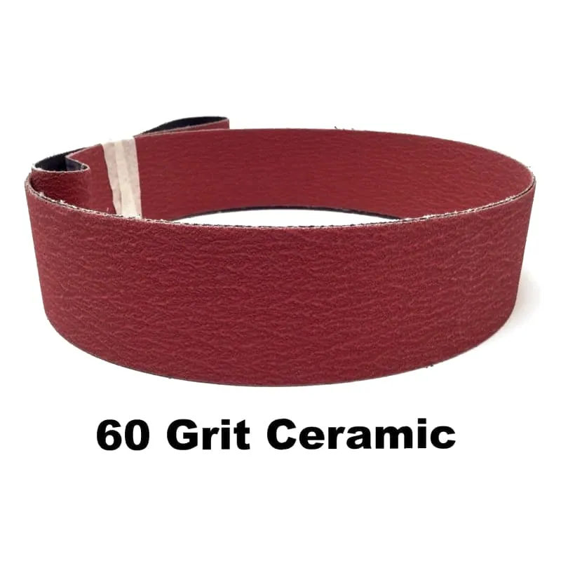 2 x 72 "Shredder" Ceramic Sanding Belt- Combat Abrasives