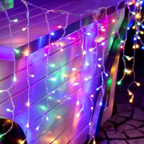 200 Pastel Multicoloured Fairy Lights With Time