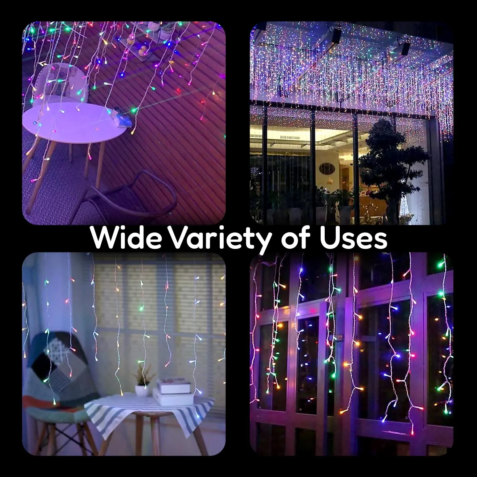 200 Pastel Multicoloured Fairy Lights With Time