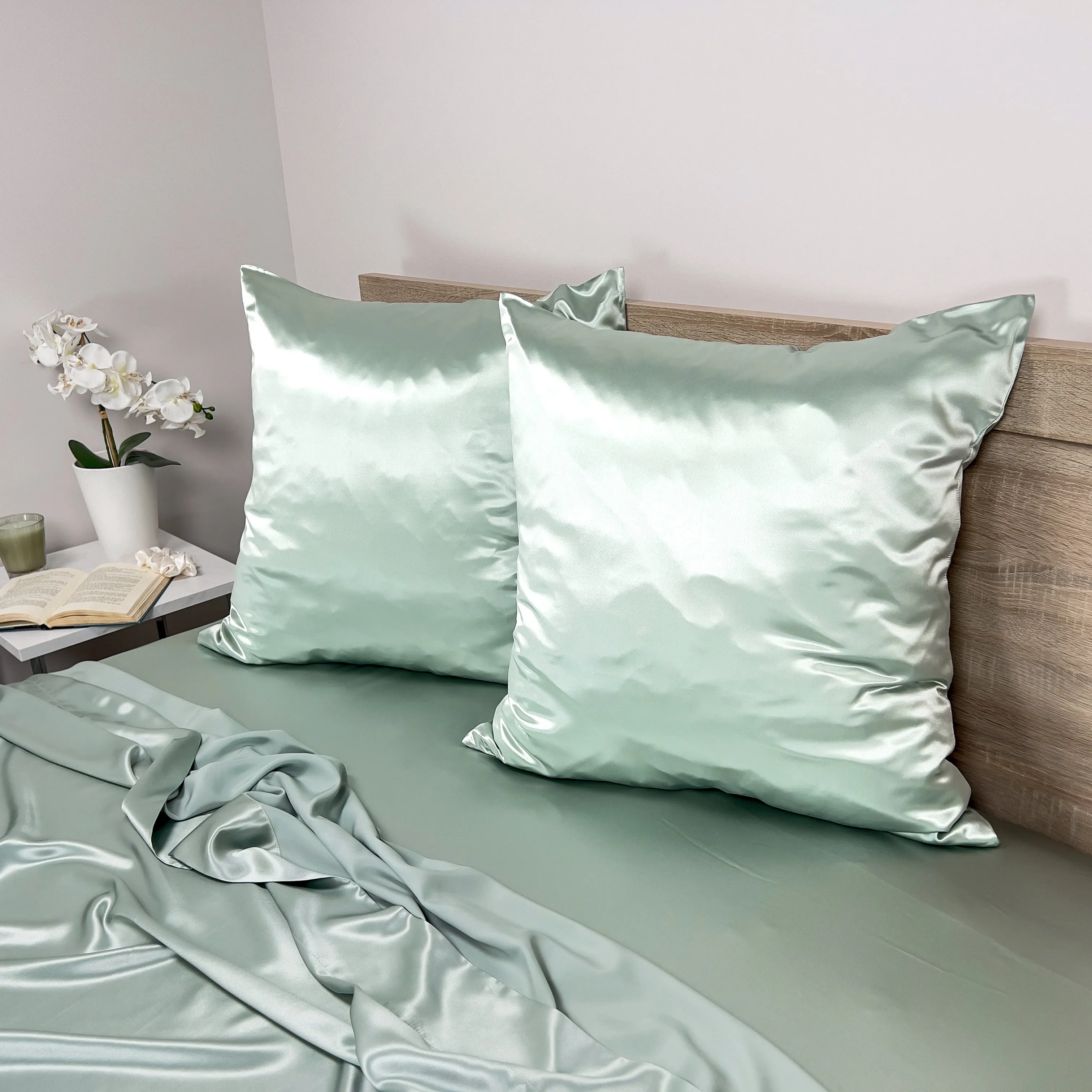 22 Momme Silk Euro Sham - Sage