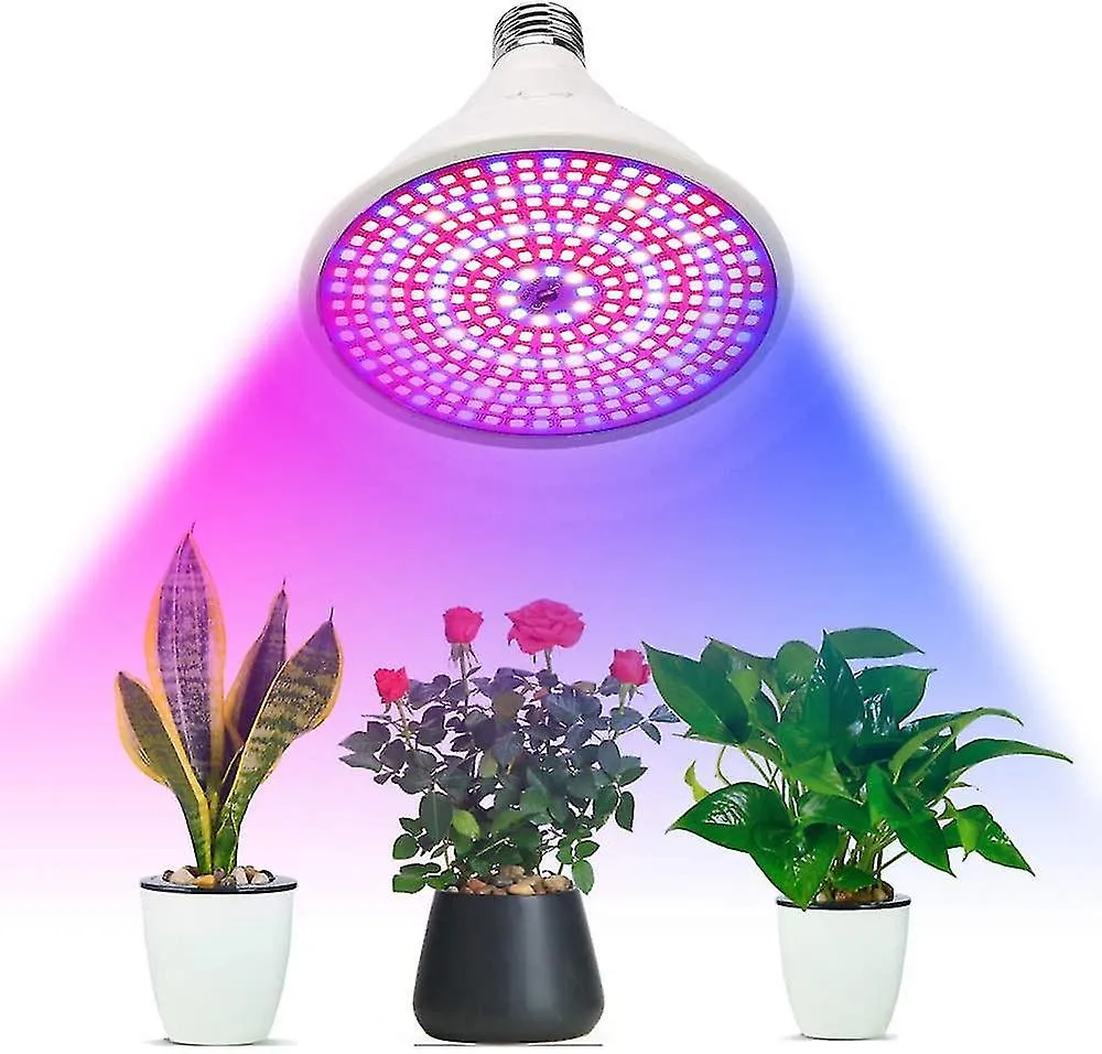 2Pcs 80 LEDs E14 LED Grow Light Bulb For Indoor Plants - Full Spectrum Lamp Garden Decorate AZ22607