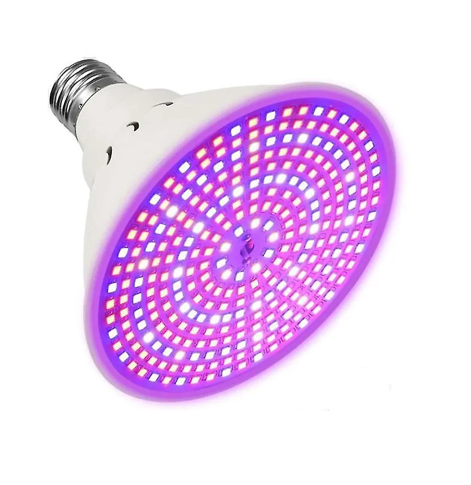 2Pcs 80 LEDs E14 LED Grow Light Bulb For Indoor Plants - Full Spectrum Lamp Garden Decorate AZ22607