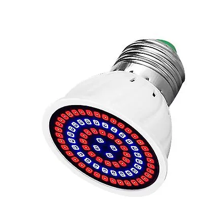 2Pcs 80 LEDs E14 LED Grow Light Bulb For Indoor Plants - Full Spectrum Lamp Garden Decorate AZ22607