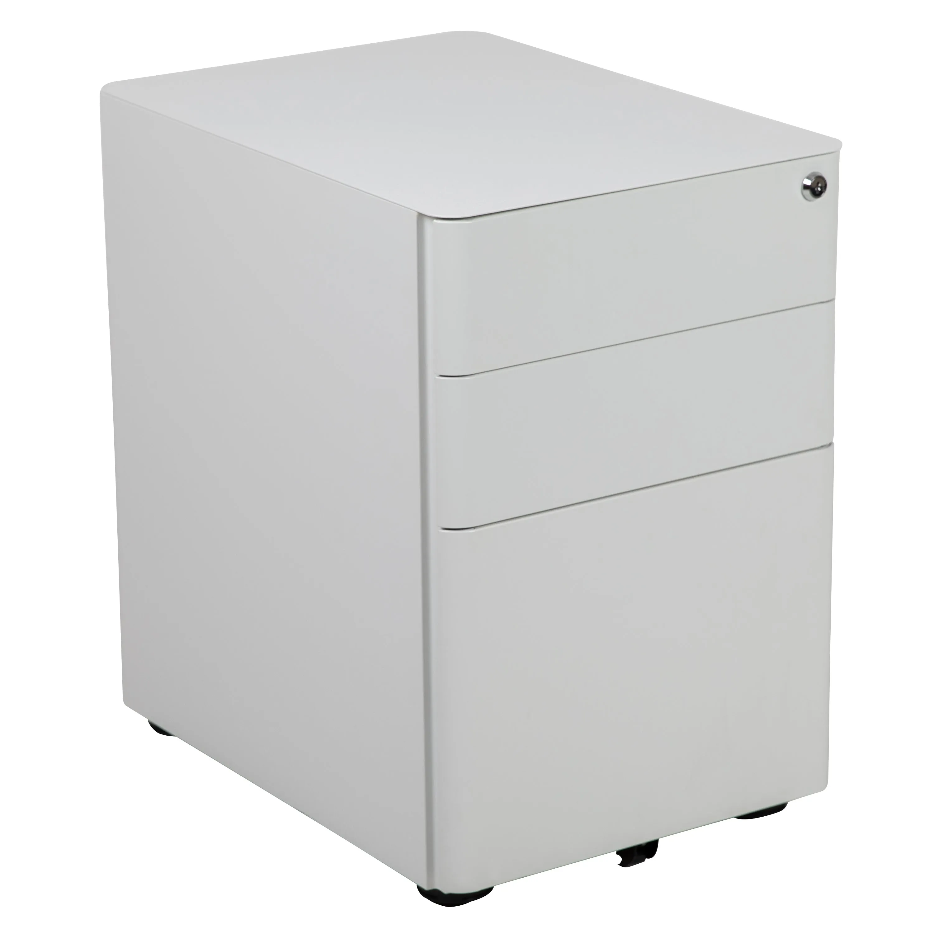 3-Drawer Filing Cabinet-White HZ-CHPL-01-W-GG