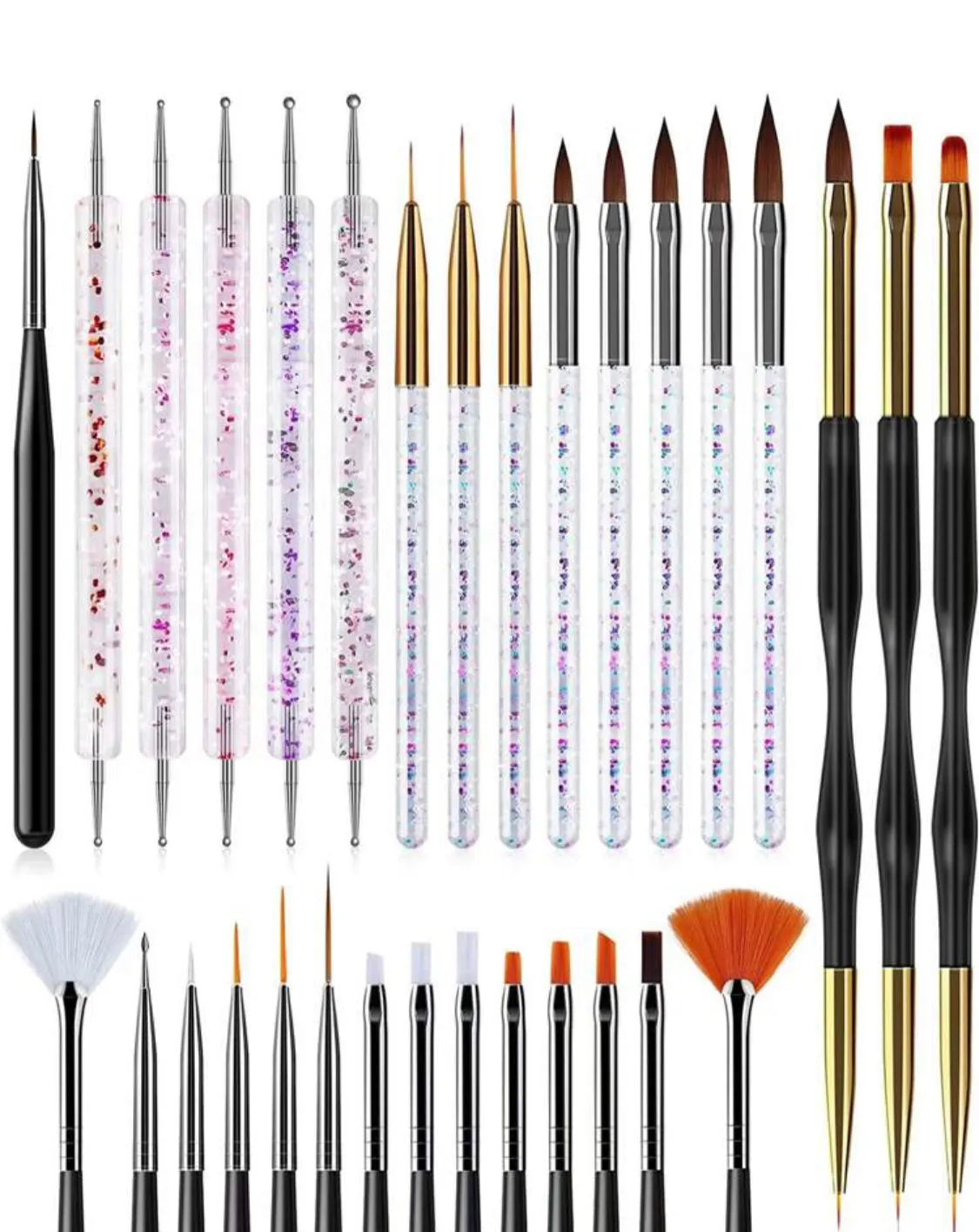 31pcs Professional Nail Art Brush Set