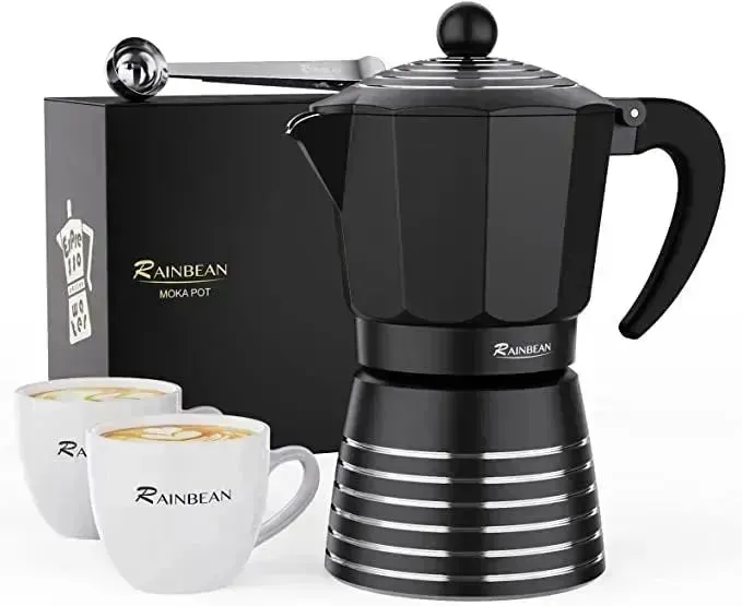 4 in 1 Italian Stovetop Espresso Coffer Maker set