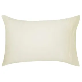 400TC Egyptian Cotton Sateen VANILLA KING SIZE Pillowcase by Logan and Mason Platinum