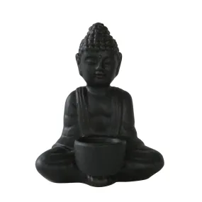 6" Mini Buddha, Black