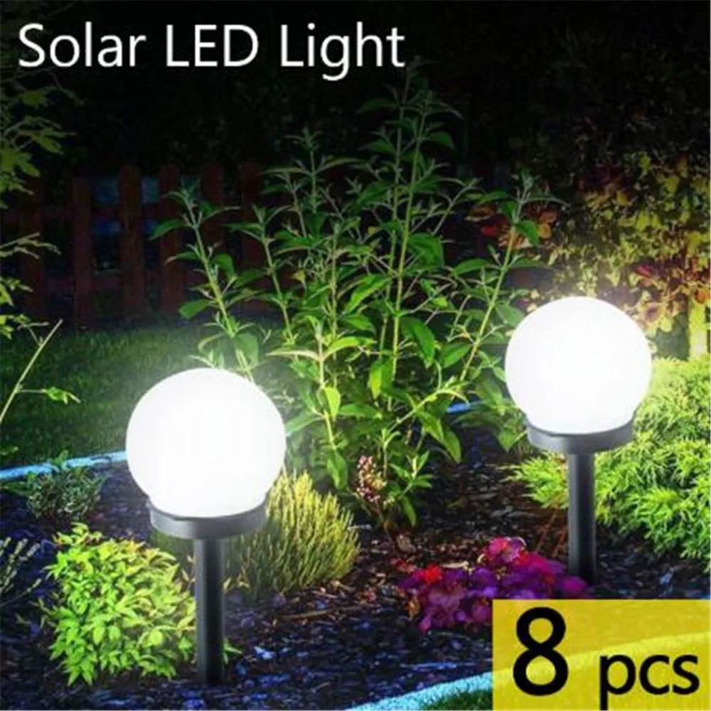 8 pcs LED SolarLight for Garden/Lawn/Yard/Driveway