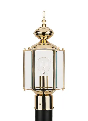 8209-02, One Light Outdoor Post Lantern , Classico Collection