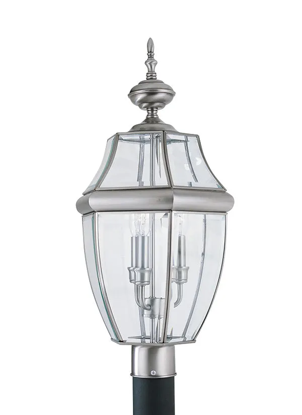 8239-02, Three Light Outdoor Post Lantern , Lancaster Collection