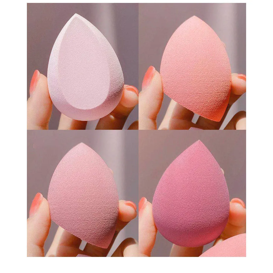 8PCS Makeup Puff Foundation Powder Blush Sponge Set-Pink