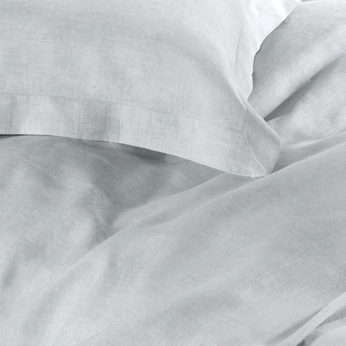 Abbotson Silver Linen Tailored European Pillowcase by Sheridan