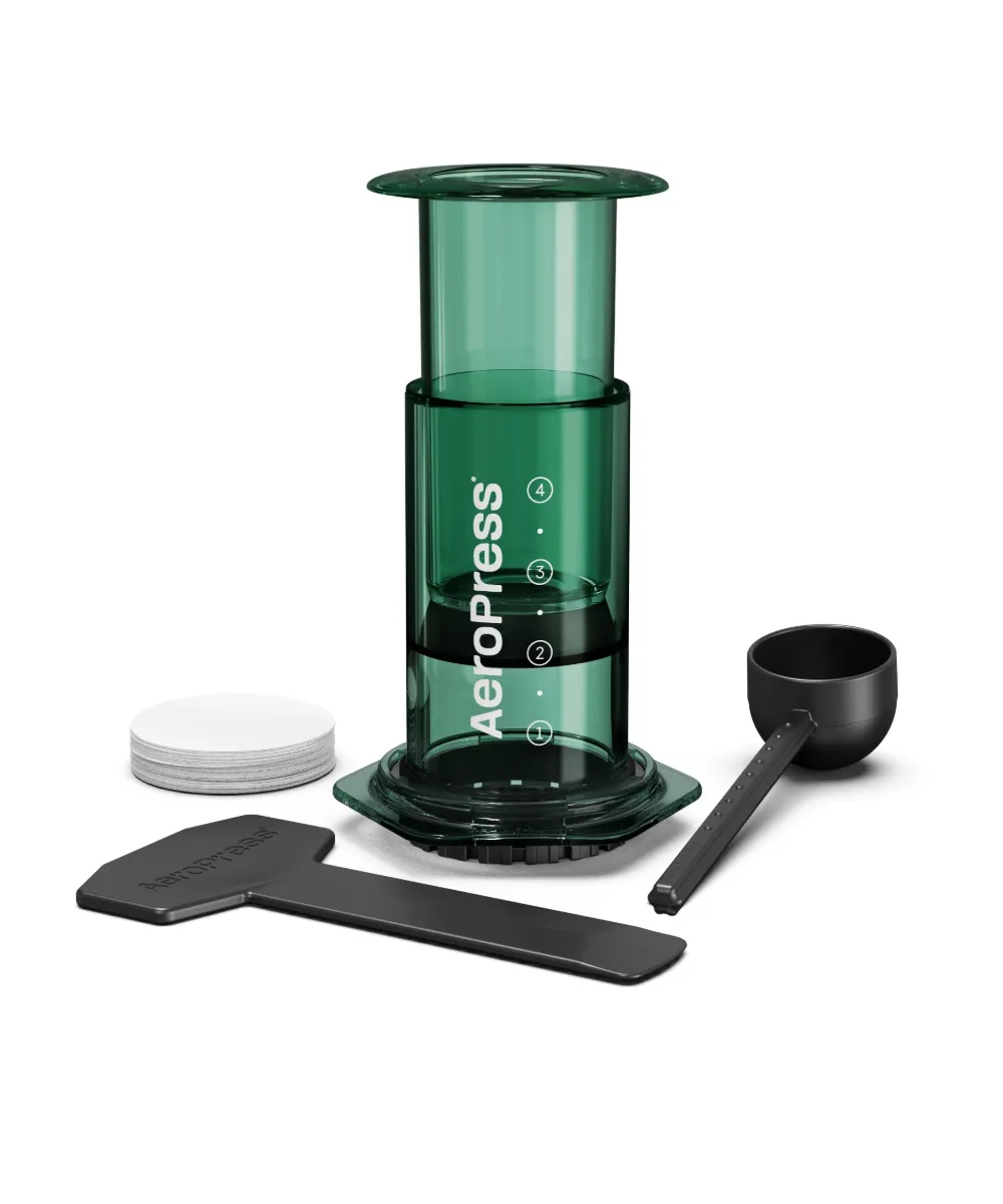 AEROPRESS CLEAR COFFEE MAKER   SIBARIST FAST DISC 63 COMBO