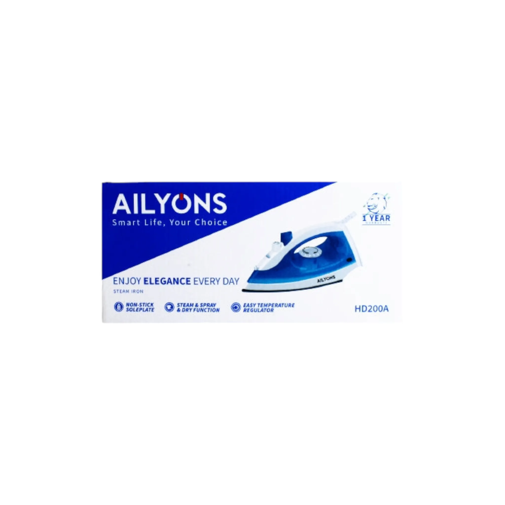 Ailyons Steam Iron HD200A