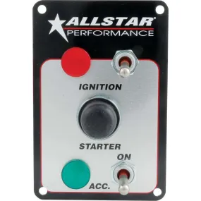 Allstar Performance Waterproof Switch Panel - Two Switches w/ Light