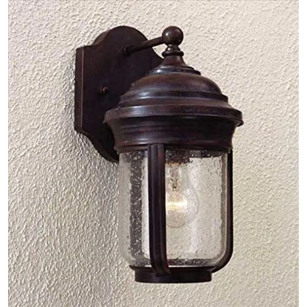 Amherst 13 in. Outdoor Wall Lantern Bronze Finish