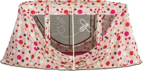 Angelcare journeyBee Portable Crib in Polka Dot