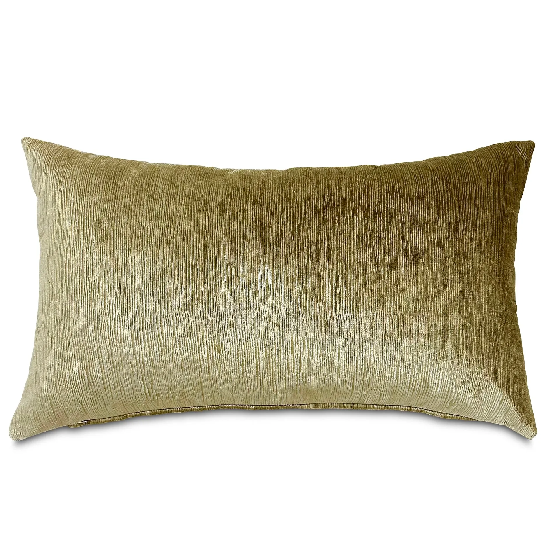 Antique Gold Textured Lumbar Pillow Cover 15x26