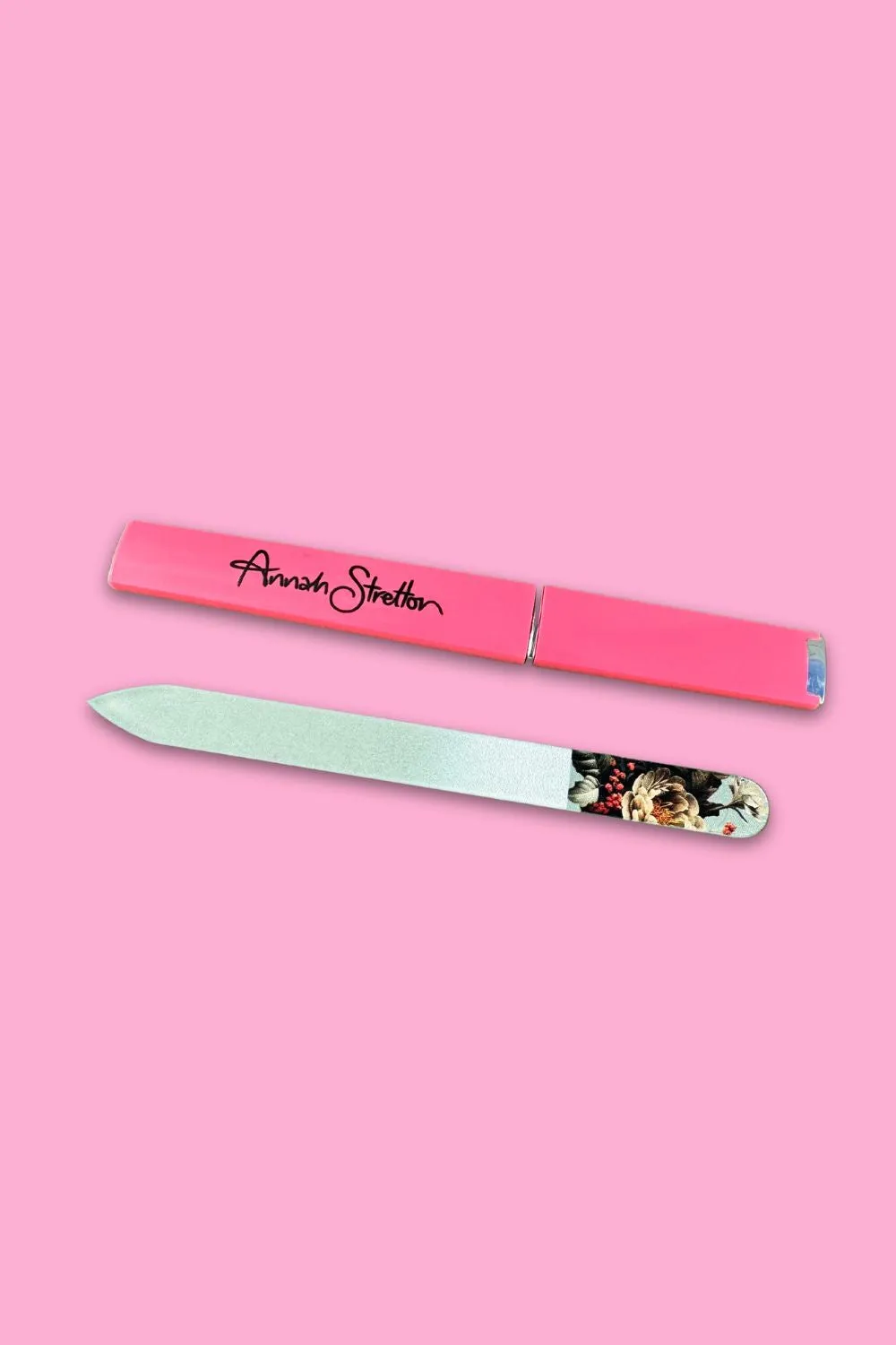 AS Glass Nail File - Cerise