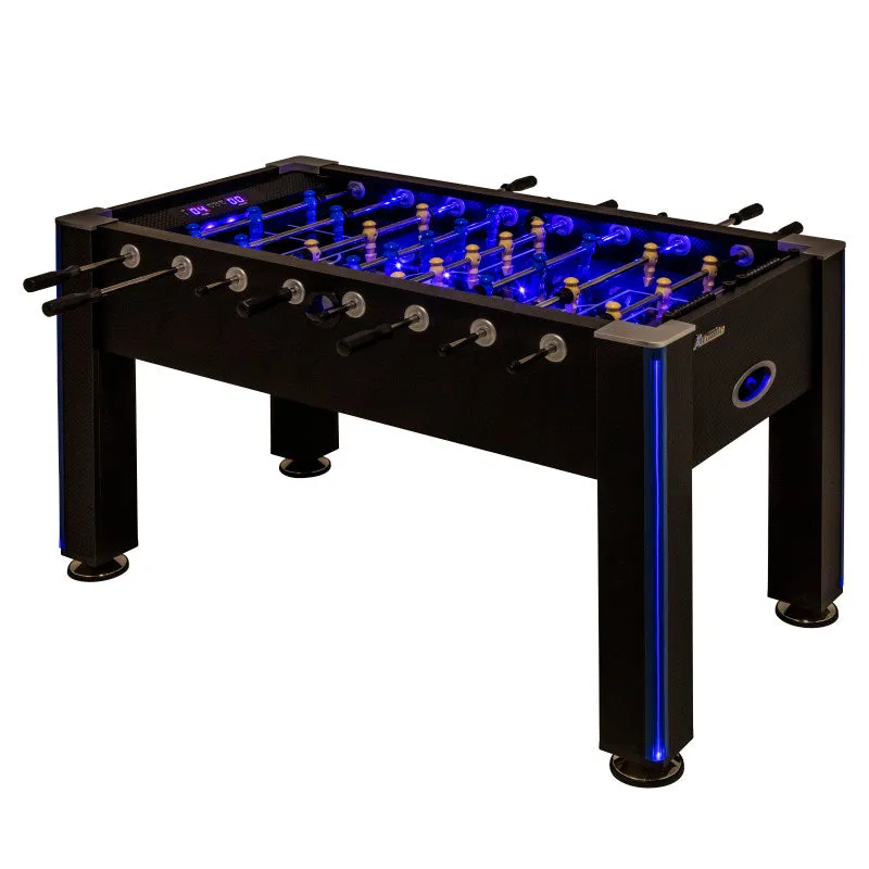 Atomic Azure LED Light Up Foosball Table