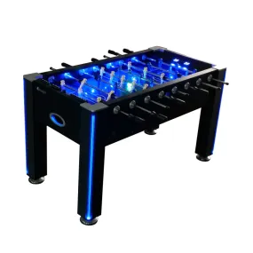 Atomic Azure LED Light Up Foosball Table