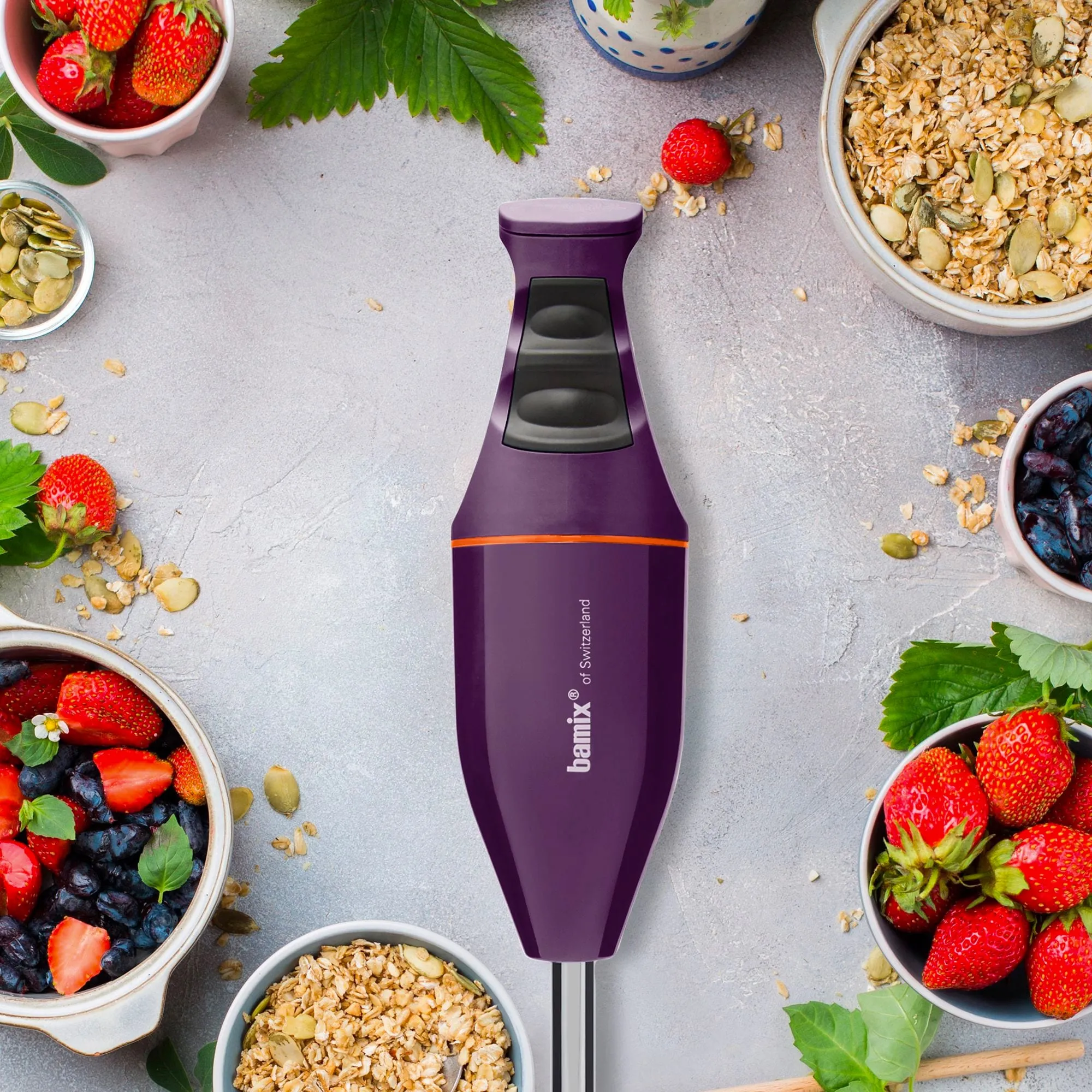 Bamix Classic Magic Blender 140W Aubergine