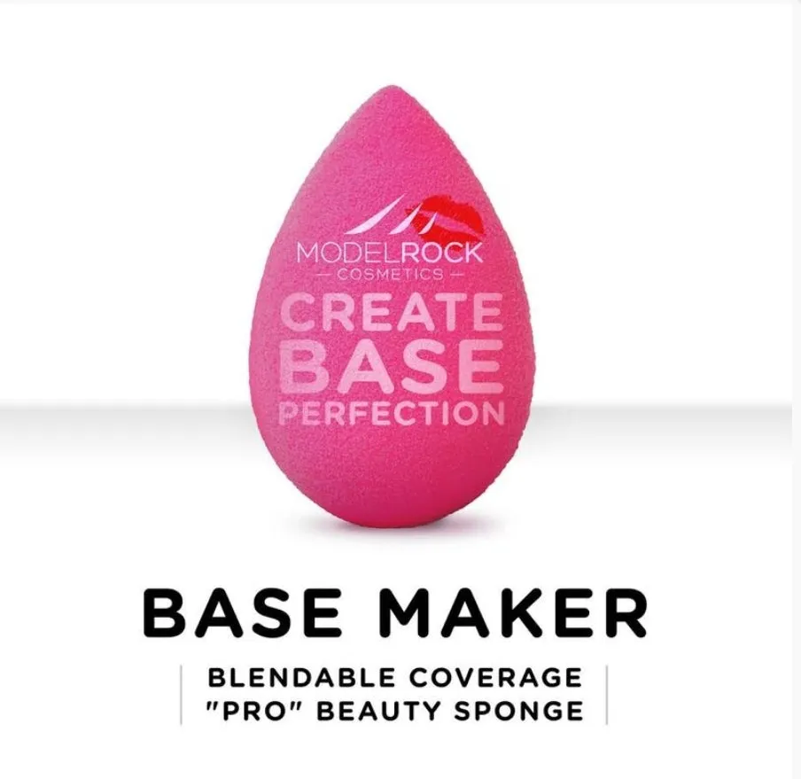 BASE MAKER - Blendable Coverage "Pro" Beauty Sponges® 1pk (DARK PINK)