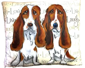 Basset Hound Pillow