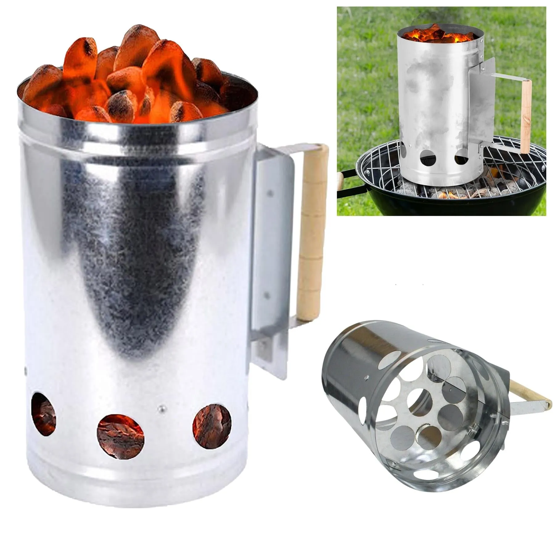 BBQ Charcoal Metal Chimney Starter