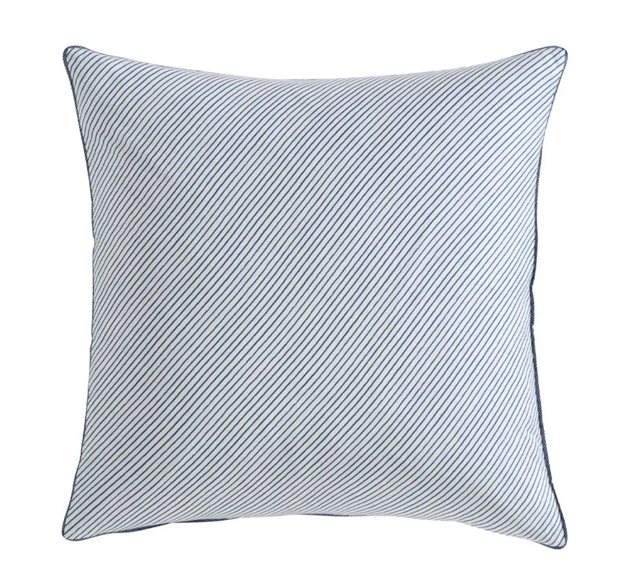 Beach House European Pillowcase Blue