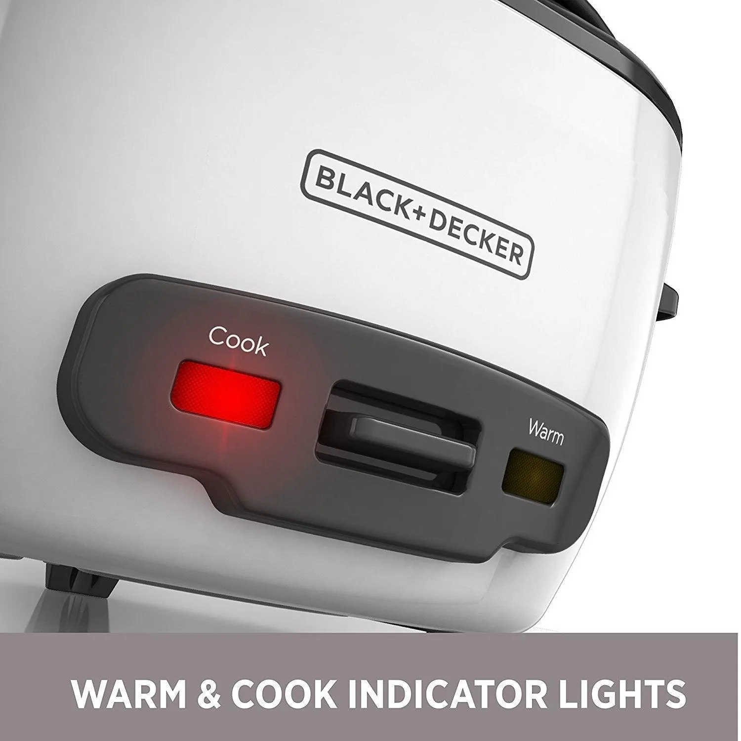 BLACK DECKER 2-in-1 Rice Cooker & Food Steamer.