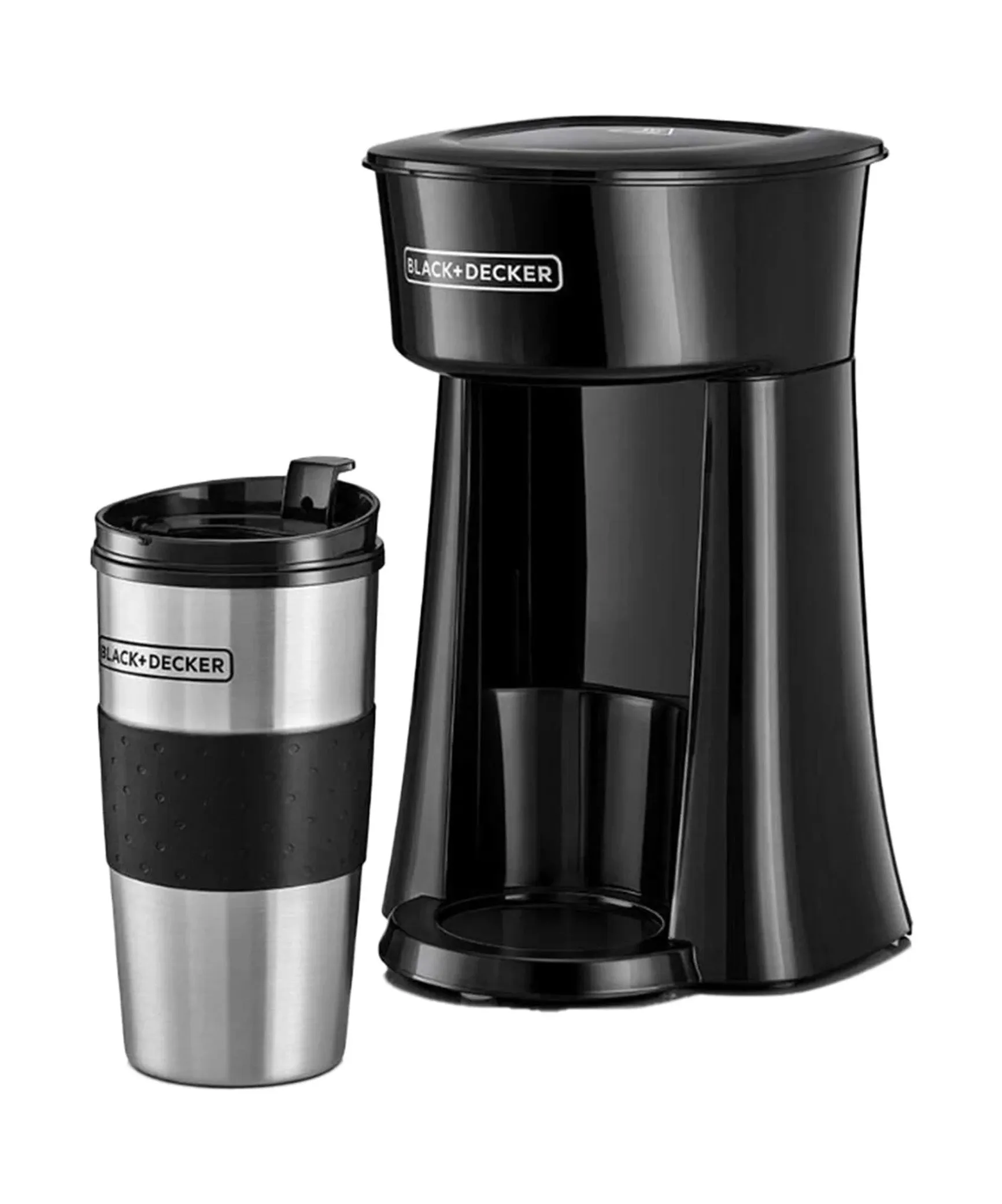 Black Decker, Coffee Machine, 650W, 360ml Travel Mug, Black DCT10-B5