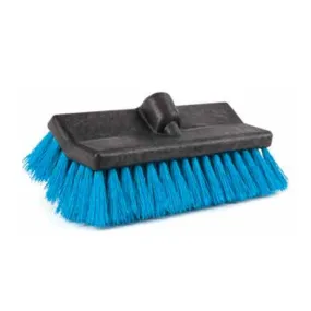 Blue Angled Stiff Polypropylene Deck Scrub Brush