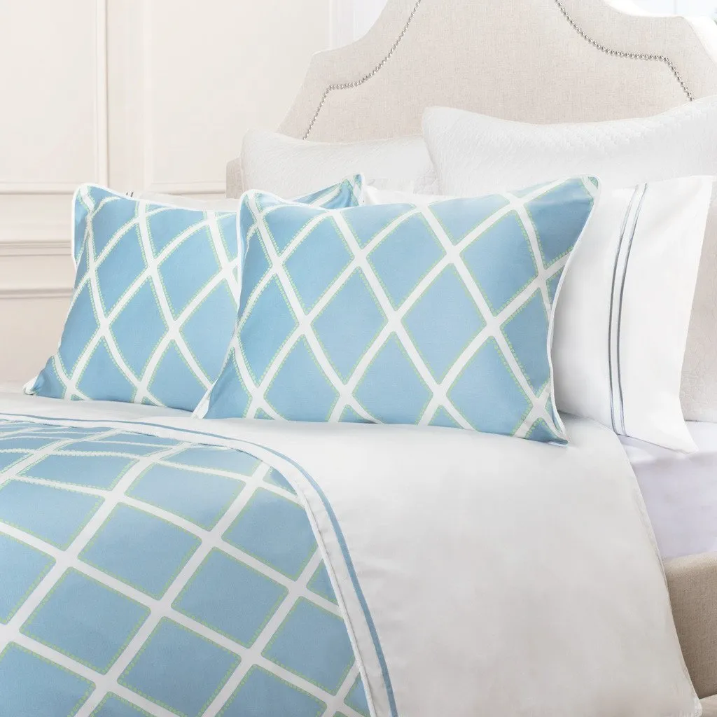 Blue Avery Duvet Cover