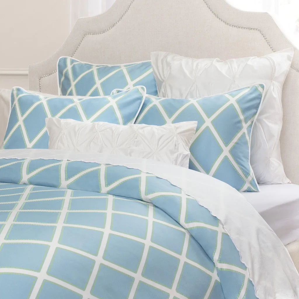 Blue Avery Duvet Cover