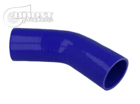 BOOST Products Silicone Elbow 45 Degrees, 19mm (3/4") ID, Blue