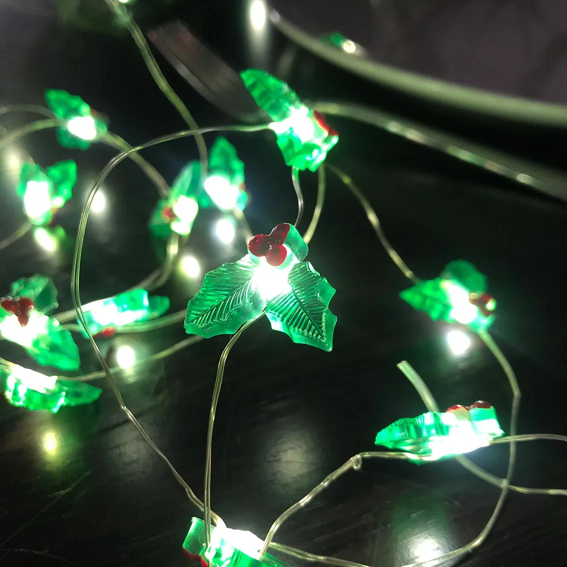 Botanical Holly String Lights 3M