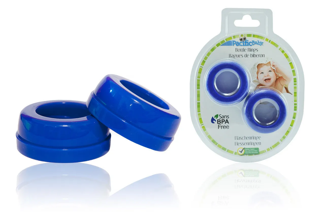 Bottle Rings - Wide Neck Blue 2 pack