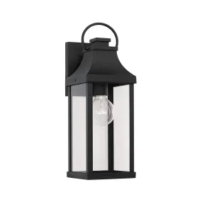 Bradford Coastal Outdoor Wall Lantern - 17.25" Black