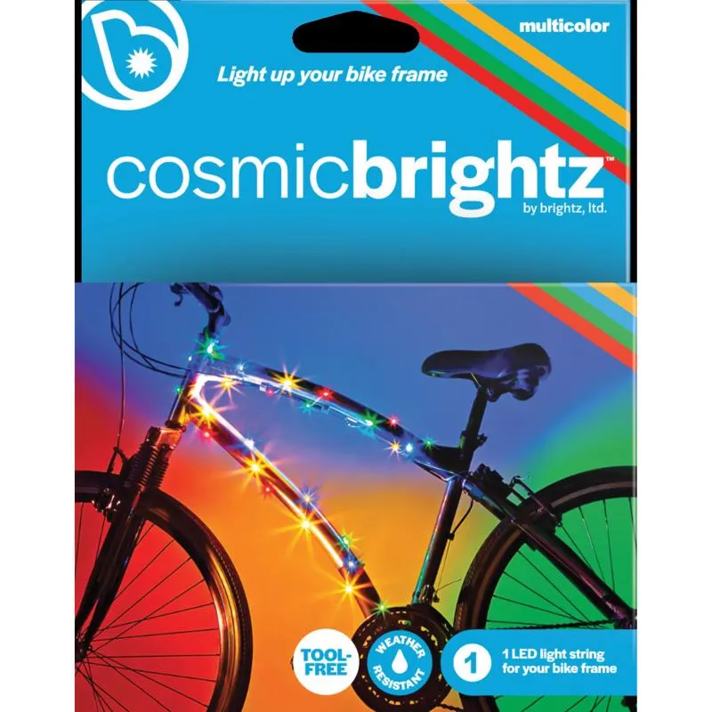 Brightz Cosmic Brightz Multicolor LED Bike Accessory ABS Plastics 1 pk