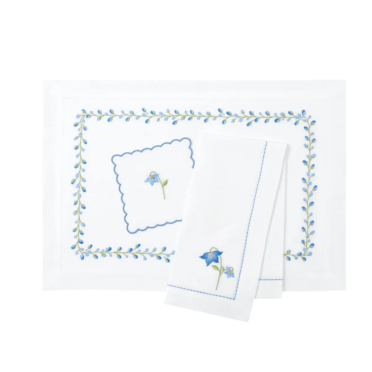 Bud Placemat Blue/Green