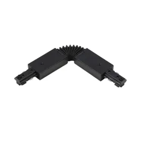 Cal Track Flex Connector (3 Wires) in Black