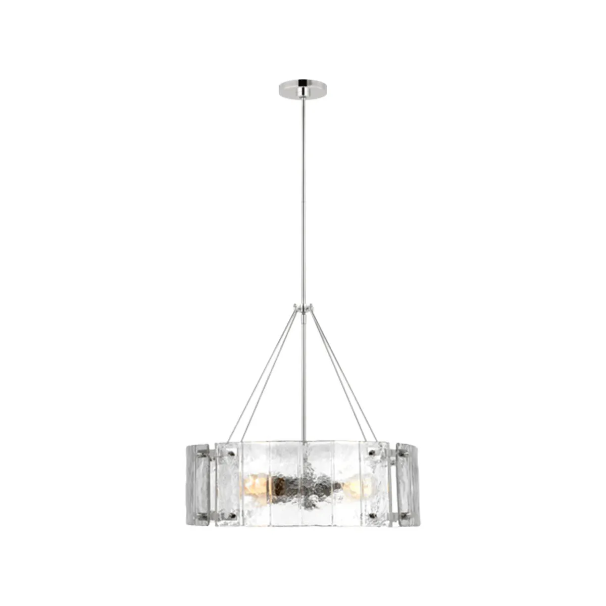 Calvert 24 in. 4 Lights Chandelier Polished Nickel Finish