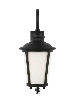 Cape May Collection - One Light Outdoor Wall Lantern | Finish: Black - 88242EN3-12